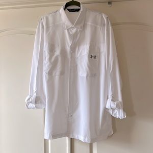 Under Armour heat gear long sleeve shirt.